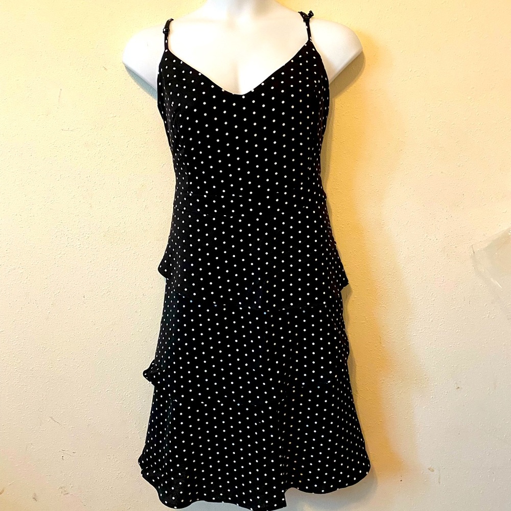 City Chic polka dot layered dress Size L/20 - Picture 1 of 12